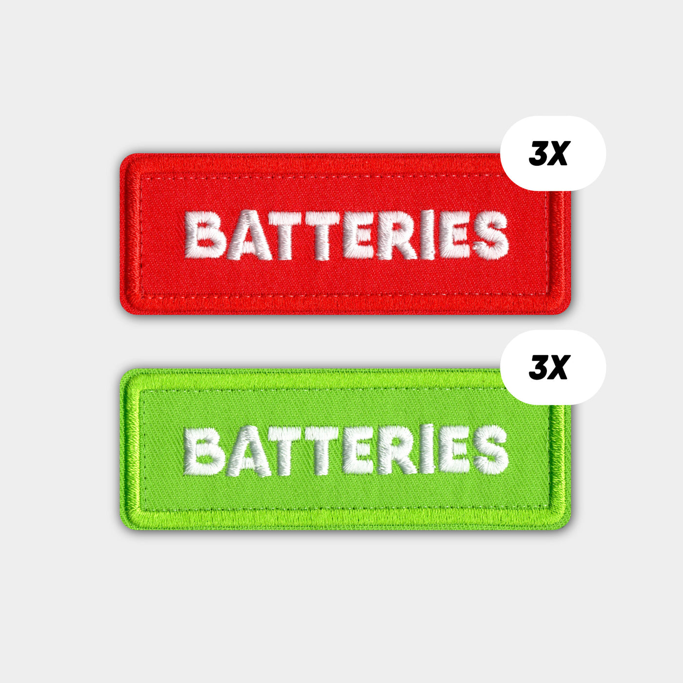 Battery Single Patches