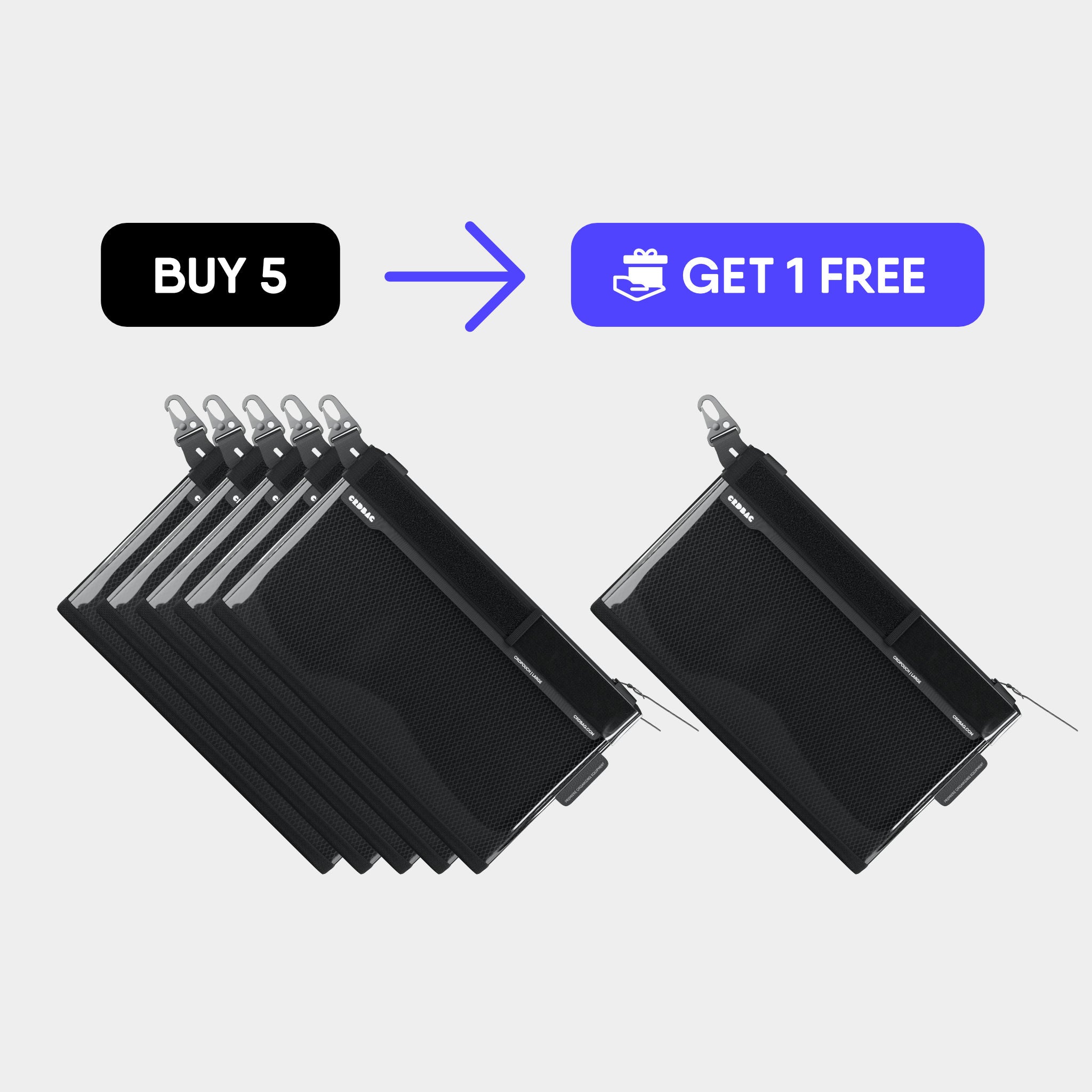 CRDPOUCH Large 5+1 Bundle