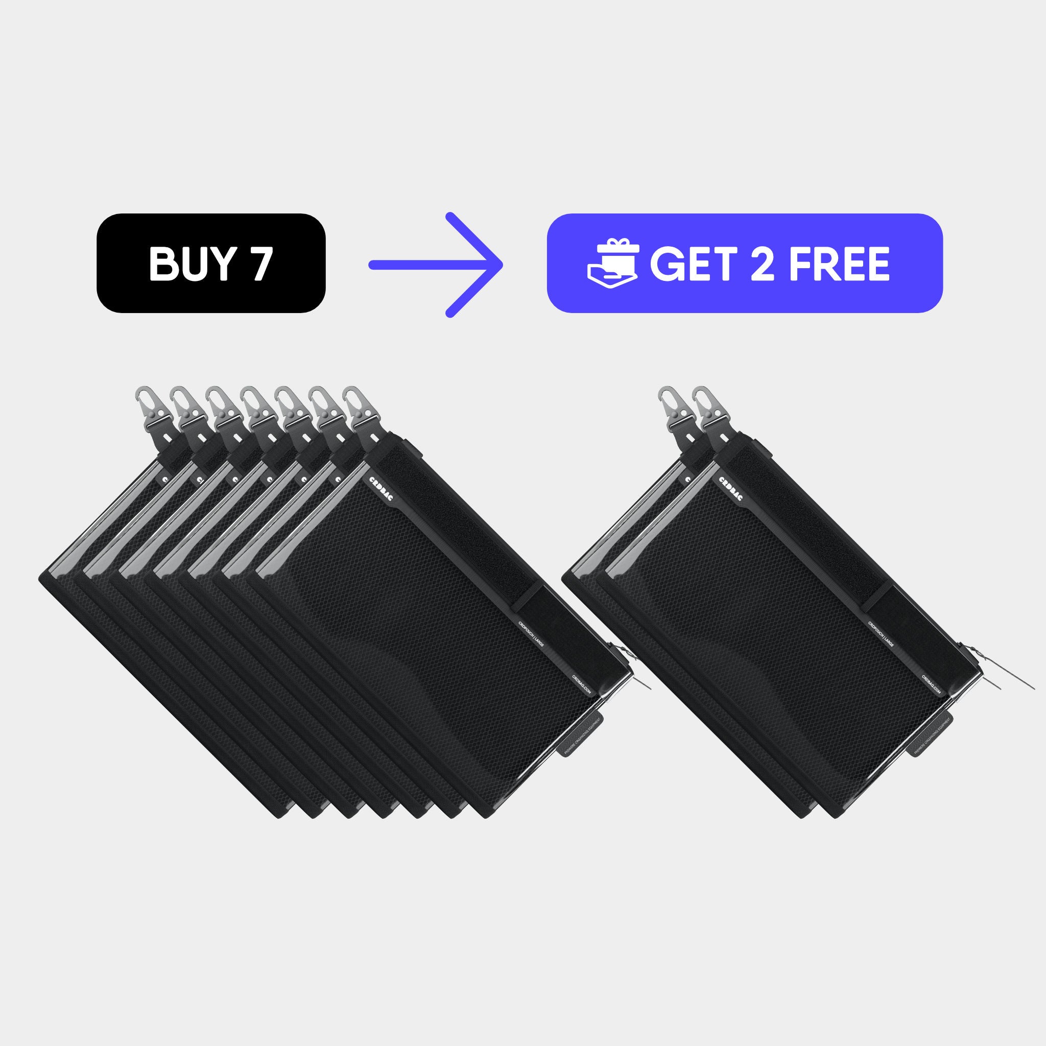 CRDPOUCH Large 7+2 Bundle