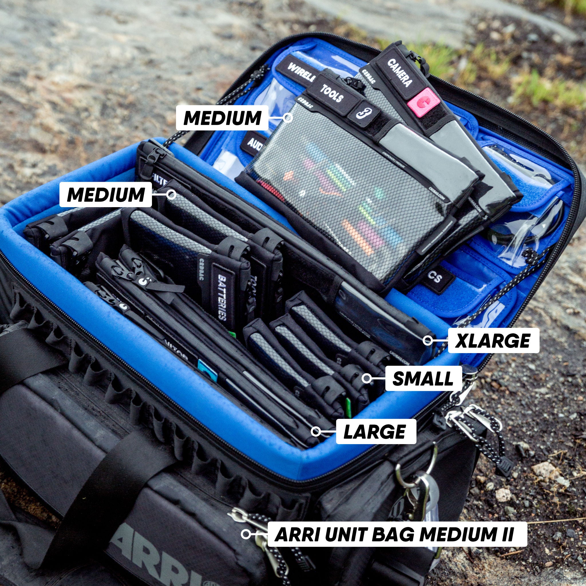 The newly designed ARRI Production Bag is now available at our expendables  store! The bag is available in two sizes. The interior storage accommodates  the… | Maleta